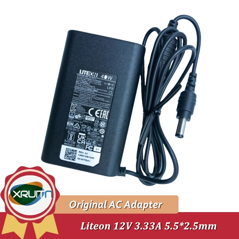ของแท้ Liteon HA-1040-12 12V 3.33A 40W AC Adapter Charger 5.5*2.5 มม.แล็ปท็อปแหล่งจ่ายไฟ