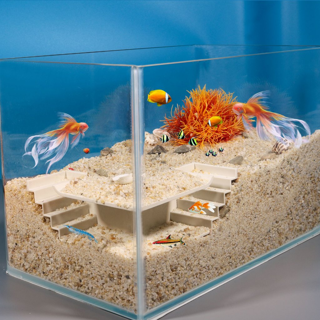 Underground Multi-shape Cave Aquarium ถังปลาตกแต่งถ้ํามุมอุโมงค์ Shelter หลายรูปแบบอุโมงค์ปลา