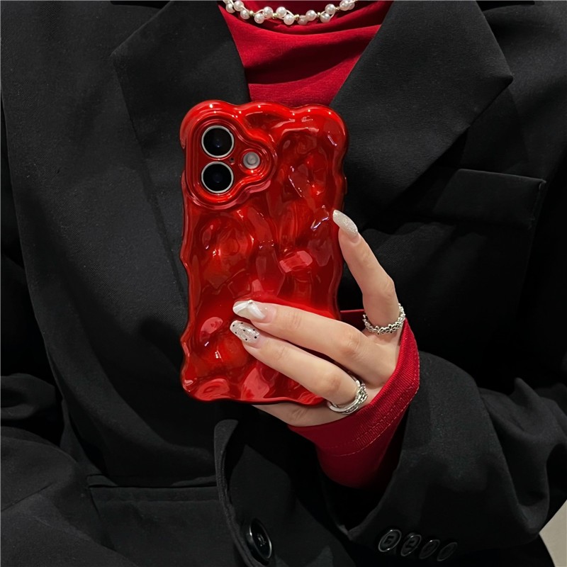 IPhone 17 Pro max 16 Pro max เคสโทรศัพท์วัสดุ PU ลายกระต่าย