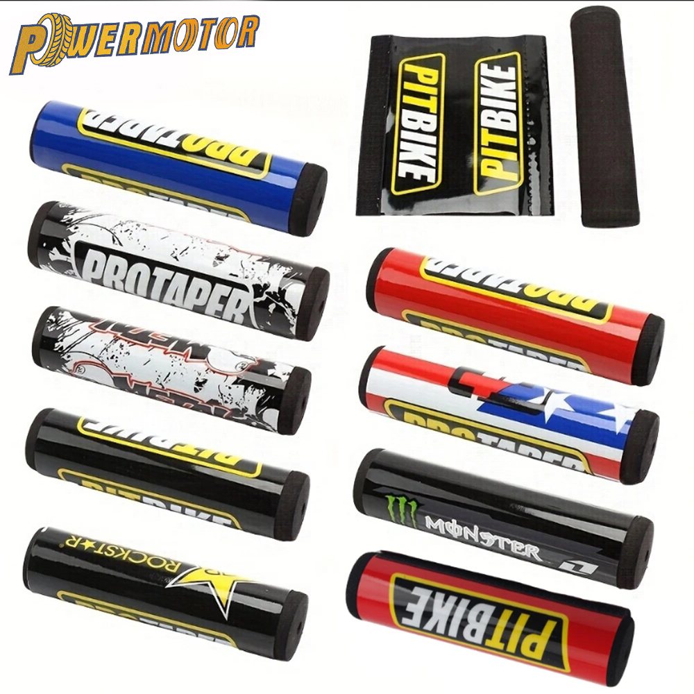 แผ่นรองแฮนด์รถมอเตอร์ไซค์ Pit Bike มอเตอร์ไซค์วิบาก แฮนด์บาร์รถป๊อปคอร์น บาร์ไขว้กันป้องกัน ATV สําหรับรถบ motocross อุปกรณ์เสริม