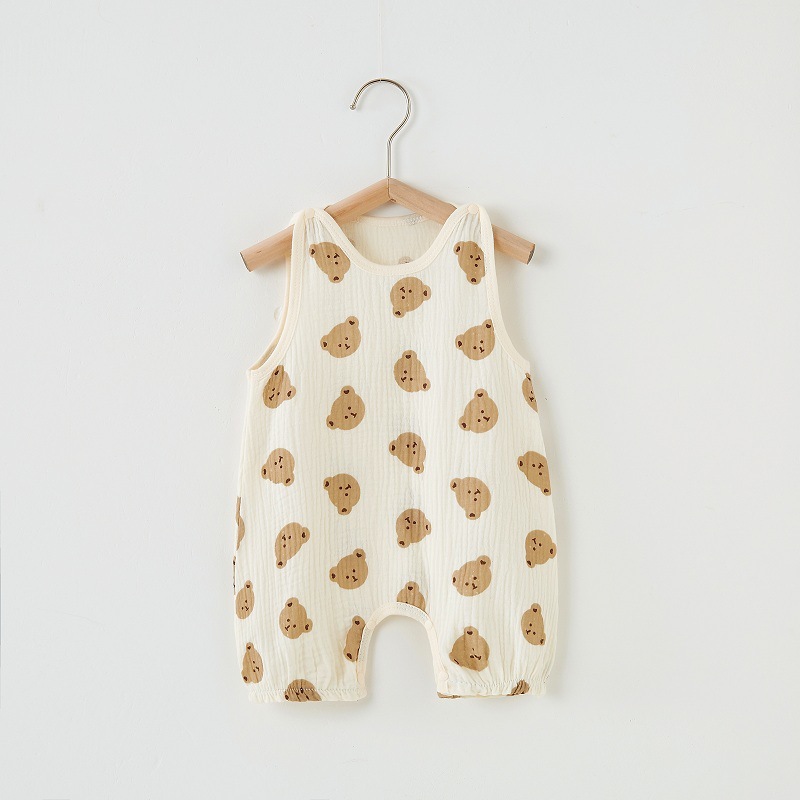 0-24 เดือนทารกแรกเกิดเด็กทารก Rompers น่ารักการ์ตูนปีนเขาชุด Boy Jumpsuit - รูปที่ 3