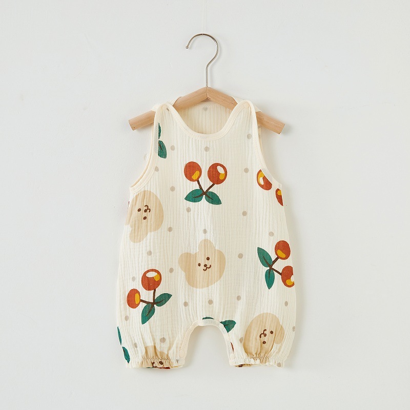 0-24 เดือนทารกแรกเกิดเด็กทารก Rompers น่ารักการ์ตูนปีนเขาชุด Boy Jumpsuit - รูปที่ 4