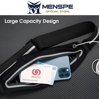 Menspe กระเป๋ากีฬา Multi-Functional Sports กระเป๋าคาดเอวกระเป๋าวิ่งแบบปรับได้ออกกําลังกายคาดเอวกันน้ํา Gym Cycling