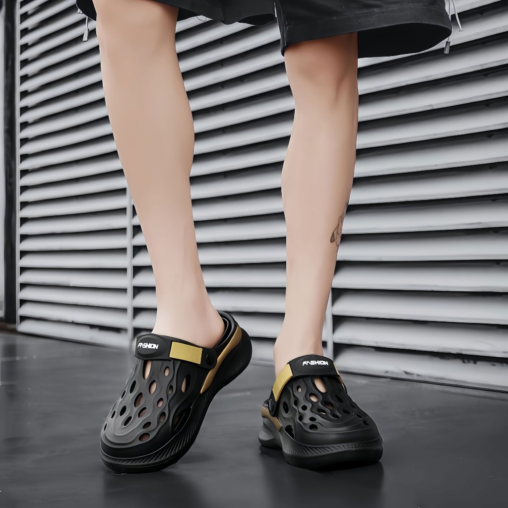 Mcwalk รองเท้าเจลลีชายหญิง 36-45 พื้นกันลื่น/ซักง่าย/ใส่สบาย ดีไซน์หัวโต สำหรับยืนนาน Unisex รองเท้าแตะ