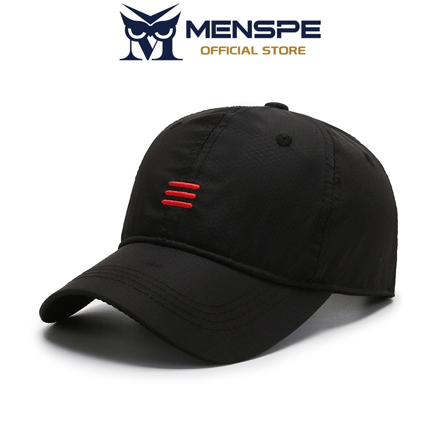 MENSPE หมวกเบสบอลบางเฉียบ ระบายอากาศ แห้งเร็ว แฟชั่นกลางแจ้ง ป้องกันแสงแดด