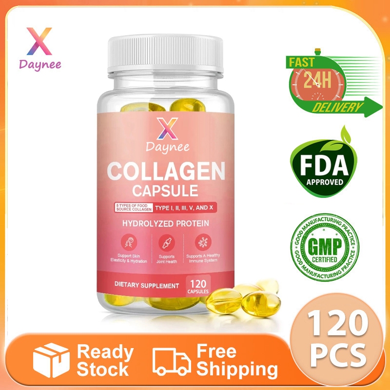 แคปซูลคอลลาเจนประเภท I I Ii Iii V & X Hydrolyzes Protein Peptides รองรับระบบภูมิคุ้มกันของผิว