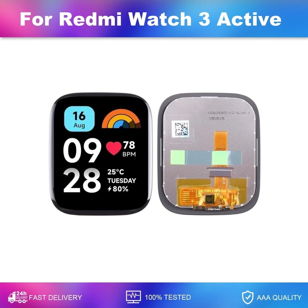 สําหรับ Xiaomi Redmi Watch 3 Active จอแสดงผล LCD Touch Screen Digitizer Assembly Replacement Parts สําหรับ Redmi Watch3 Active