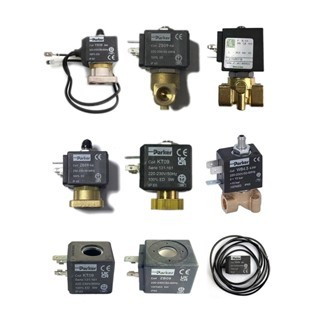 Parker YB-09 ZB-09 KT-09 VE128IR YB09 ZB09 KT09 เครื่องชงกาแฟหัวสกัด Water Inlet Solenoid วาล์วขดลวด