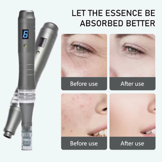 Wireless Ultima Dr.Pen M8 จอแสดงผลดิจิตอลระดับมืออาชีพ Microneedleing Serum Applicator ฉีดปากกากรดไฮยาลูโรนิกดูแลผิว