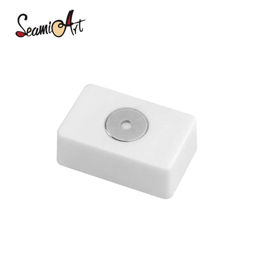 Seamiart 6/12/24/50pcs Magnetic Full Pan สําหรับหลอดสีน้ํา Subpackage กล่องดีบุกจิตรกรรมเครื่องมือ