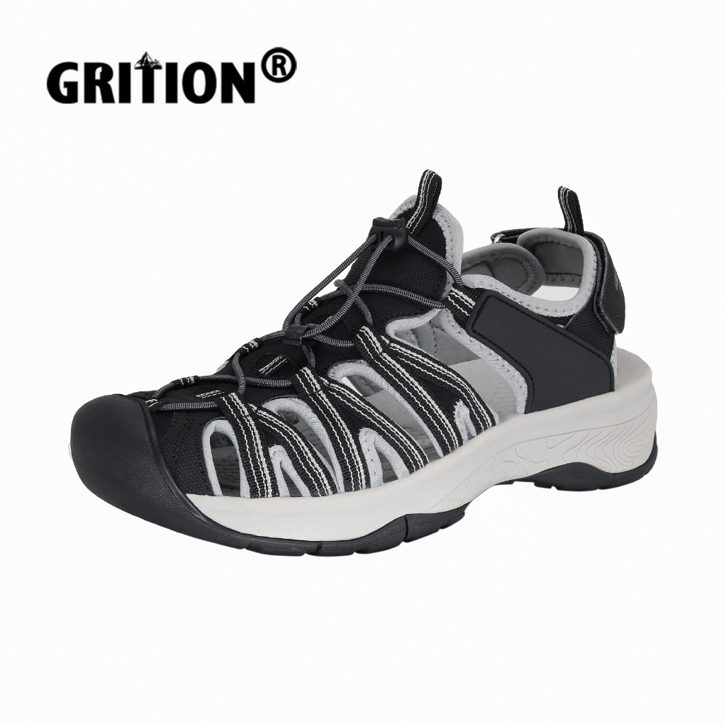 Grition การกัด รองเท้าแตะผู้หญิงสบายระบายอากาศทนทานป้องกันการลื่นที่เรียบง่ายทันสมัย