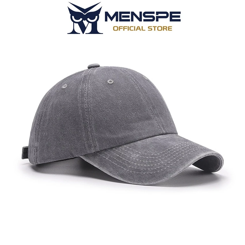 MENSPE หมวกเบสบอลหมวกฤดูร้อนหมวกเบสบอลกลางแจ้งล้างทําความสะอาดได้แฟชั่นป้องกันแสงแดด