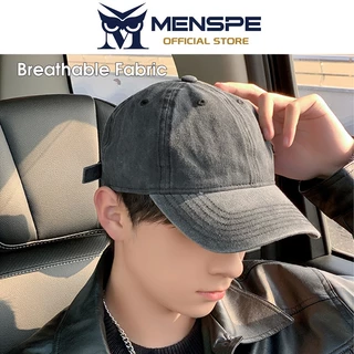 MENSPE หมวกเบสบอลหมวกฤดูร้อนหมวกเบสบอลกลางแจ้งล้างทําความสะอาดได้แฟชั่นป้องกันแสงแดด