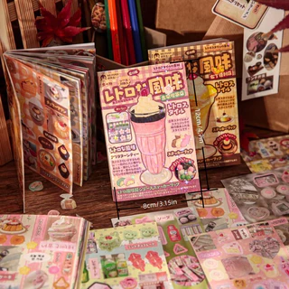 30แผ่น/ชิ้นน่ารักสติกเกอร์ตกแต่งretro Journal Toploaderโทรศัพท์สติกเกอร์หนังสือเด็กของขวัญโรงเรียนเครื่องเขียน