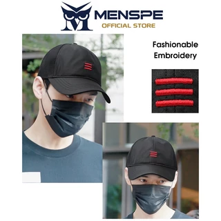 Menspe Mens Summer Baseball Cap Ultra-thin Sun Hat Half Mesh Splicing Breathable Outdoor Sports Hat