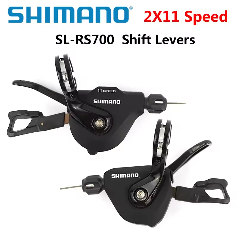 Shimano SL-RS700 Rapidfire Plus Shift Levers 2x11 ความเร็ว RS700 Derailleurs จักรยานเสือหมอบจักรยาน Shifter Lever แบน Handle Bar Clamp