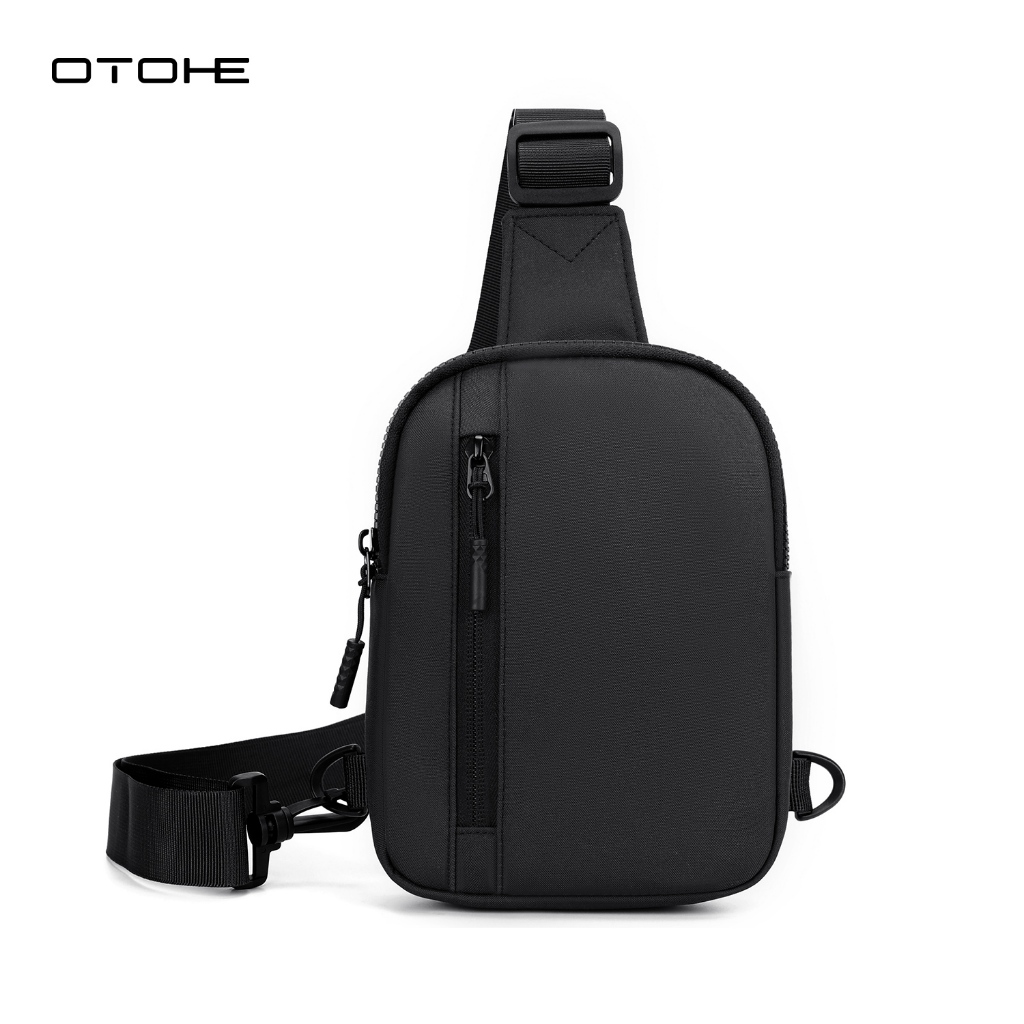 OTOHE กระเป๋าคาดหน้าอกผู้ชาย Unisex Mini Sports Bag Wear-Resistant Small Chest Bag Fashion Sling Phone Bag