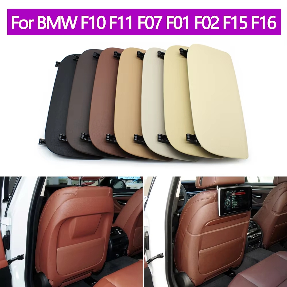 ใหม่ ปลอกหนังหุ้มพนักพิงหลังเบาะรถยนต์ สําหรับ BMW 5 GT X5 X6 7 Series F10 F11 F07 F01 F02 F15 F16 730 735 740 2013-2020