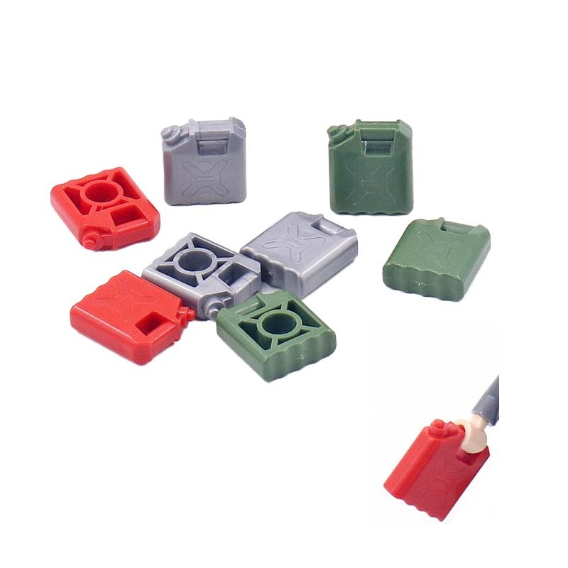 ทหารน้ํามันกลอง Building Blocks Solider ตกแต่งอุปกรณ์ City รุ่นของขวัญอิฐของเล่นสําหรับเด็ก
