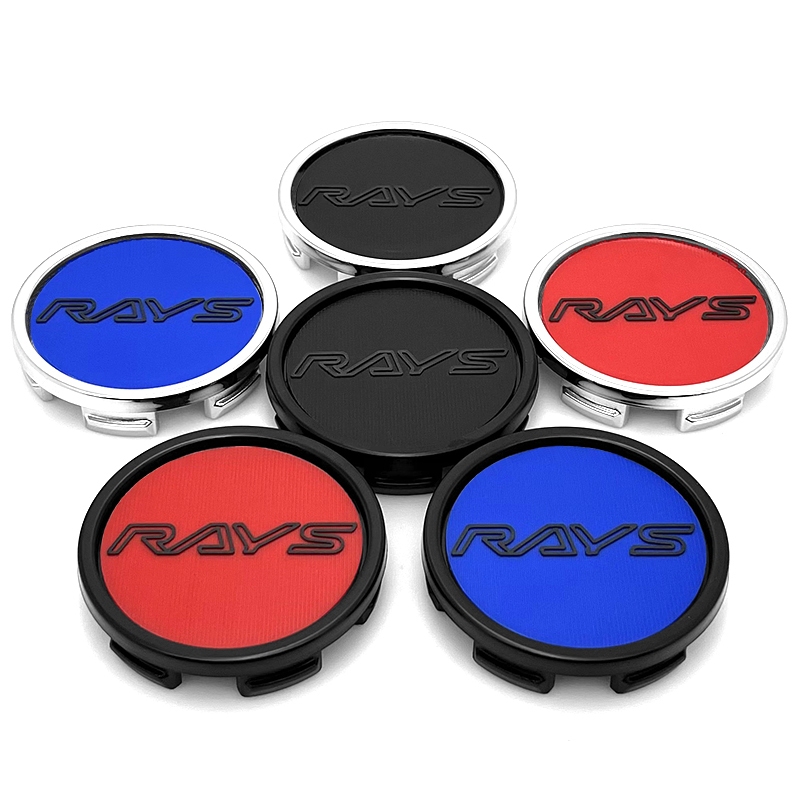 1PCS Solid ทนทาน 58 มม.Rays Sport Rim Racing Enkei Rpo1 Rays โลโก้ล้อ Center Hub Cap Cover