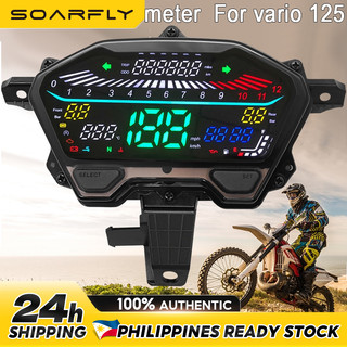 SOARFLY New LED Full Digital Speedometer LED Digital Tachometer for Honda Honda Click125i v2/v3 Click150 Click160