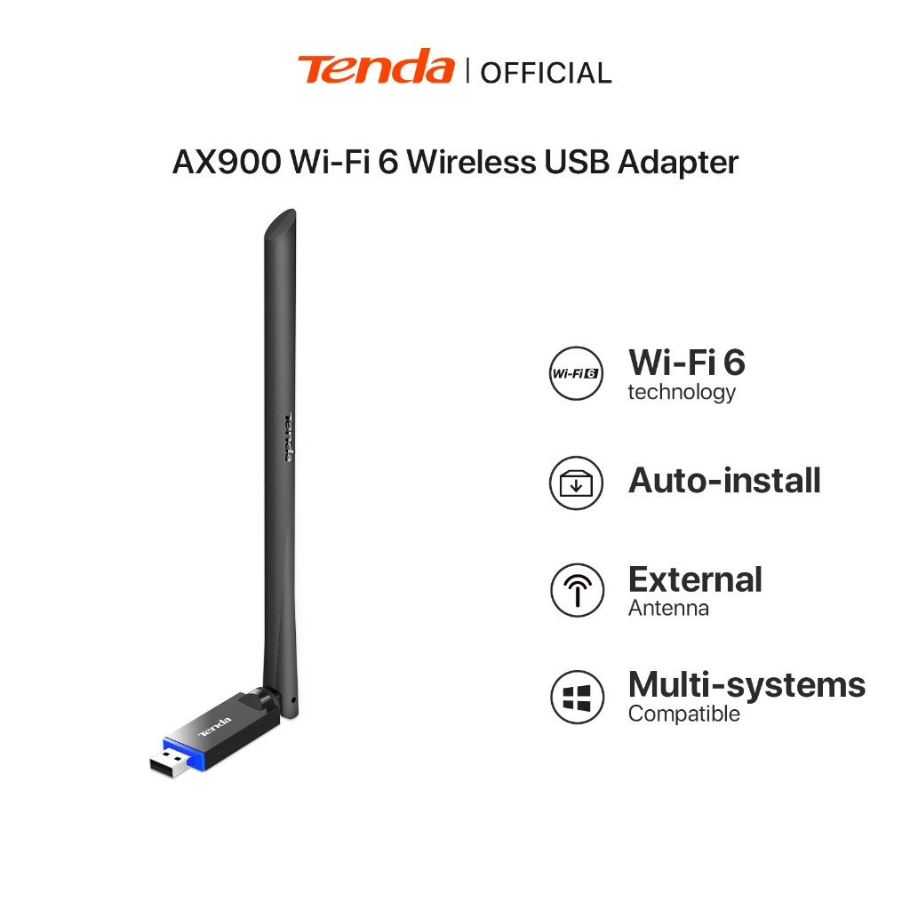 Tenda U11 Pro USB Wifi อะแดปเตอร์ AX900 Wifi สัญญาณการ์ด Dual Band 6dBi เสาอากาศสําหรับแล็ปท็อปพีซี
