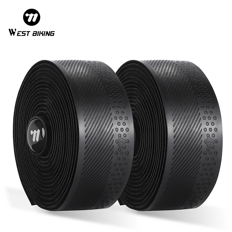 WEST BIKING เทปพันแฮนด์จักรยานแบบมืออาชีพ เทปพันแฮนด์จักรยานเสือหมอบ เสือภูเขา เทปพันแฮนด์จักรยานกันลื่น PU ดูดซับเหงื่อ ระบายอากาศได้ดี และดูดซับแรงกระแทก เทปแบบนุ่ม เทปติดเกียร์คงที่