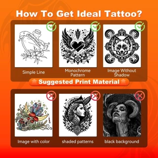 [Local Stock] Phomemo TP31 เครื่องพิมพ์รอยสักแบบพกพาขนาด Thermal transfer Tattoo Stencil Printer