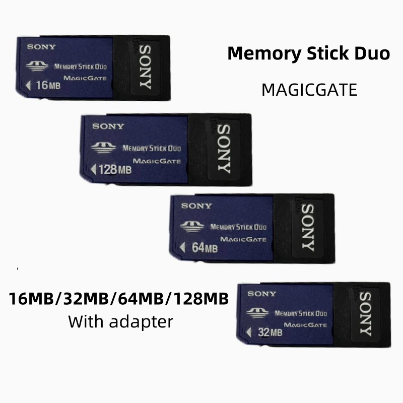 กล้องยาว Stick Memory Stick MS Card P9/P5/P20/P7/S75/S85 16MB 32MB 64MB Sony กล้อง Sony MS Cassette 