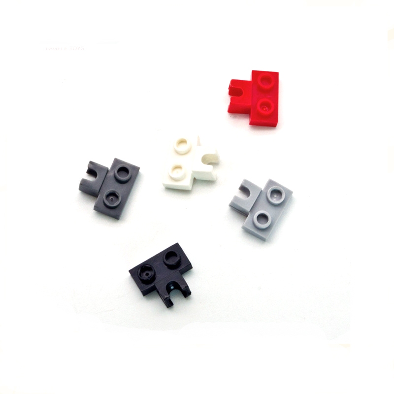 10pcs 14704 1X2 พร้อม Tow Ball ซ็อกเก็ตด้านข้างบล็อก Moc สีอุปกรณ์เสริมใช้งานร่วมกับอิฐของเล่นเด็กประกอบ
