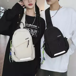 Tsong ใส่ได้ทั้งชายและหญิง กระเป๋าสะพายข้างป้องกันการโจรกรรมเหมาะกับการเดินป่าและวิ่ง กระเป๋าคาดเอวเดินทางกระเป๋าคาดเอวสะพายข้างไหล่เดียว #50301
