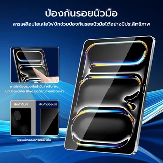 OSGEER 2 แพ็คป้องกันหน้าจอสําหรับ iPad air 8 7 6 5 4 M4 M3 M2 Gen 12 11 10 9 8 A16 Pro 13 11 นิ้ว M4 M5 พร้อมกรอบติดตั้งง่าย 9H ฟิล์มกระจกนิรภัยใสฝุ่นแถมกล่อง