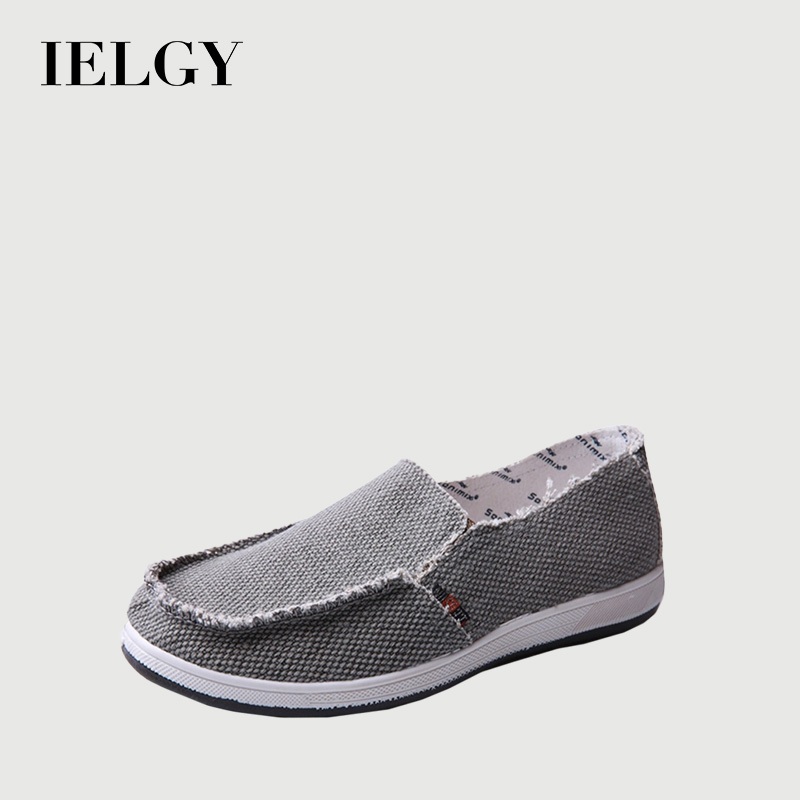IELGY รองเท้าผ้าใบแฟชั่นแบบสวมน้ําระบายอากาศสวมทนทุกการแข่งขันรองเท้าลําลอง