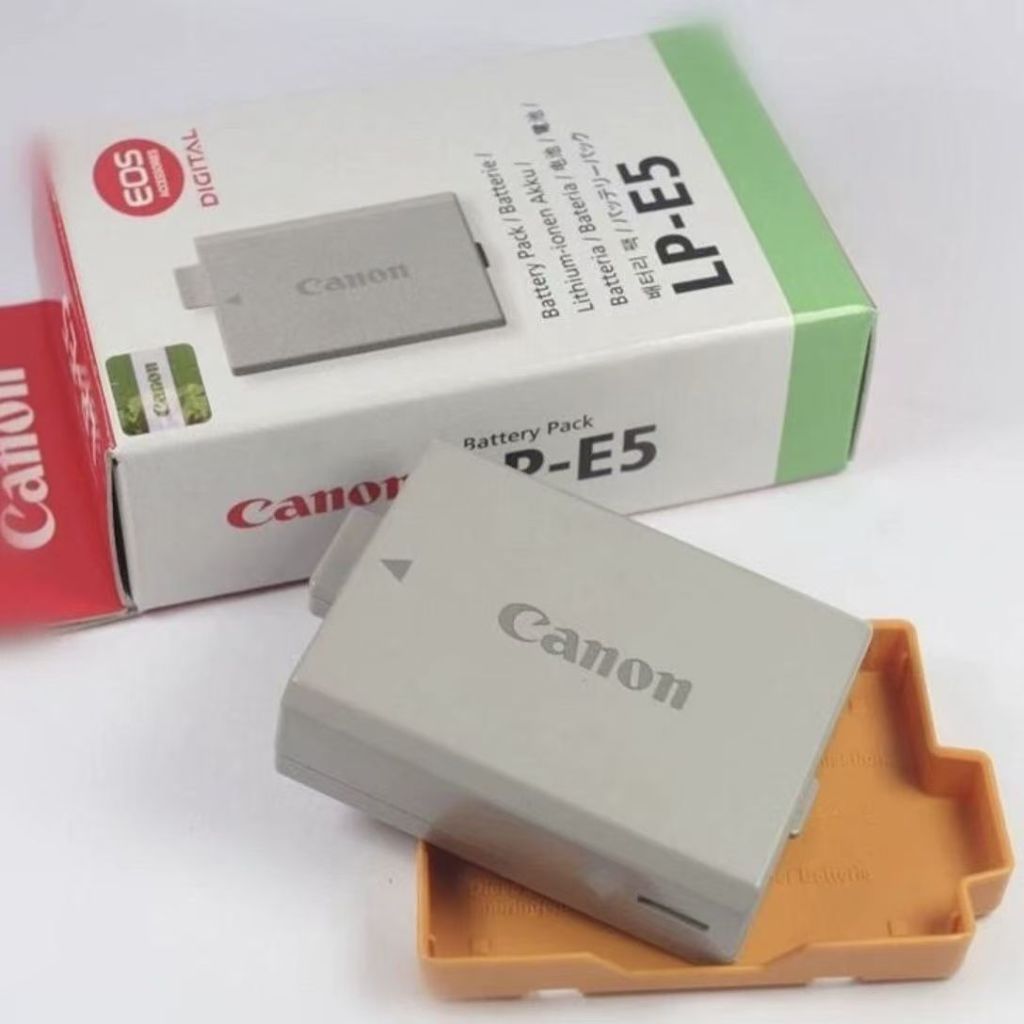 เครื่องชาร์จแบตเตอรี่ Canon EOS 500D 450D 1000D 2000D LPE5 X2 LC-E5E เครื่องชาร์จแบตเตอรี่ Canon LP-E5 แบตเตอรี่ - รูปที่ 3