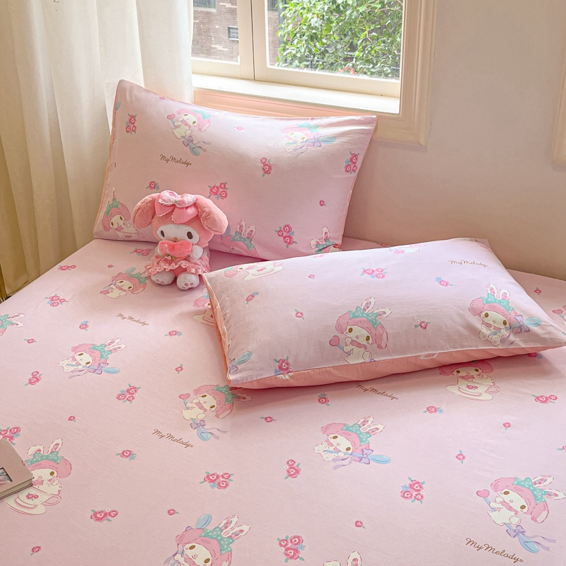 Kuromi ปลอกหมอนผ ้ าฝ ้ ายนุ ่ มปลอกหมอนเด ็ ก Sanrio My Melody Pattern ปลอกหมอน 48x74m