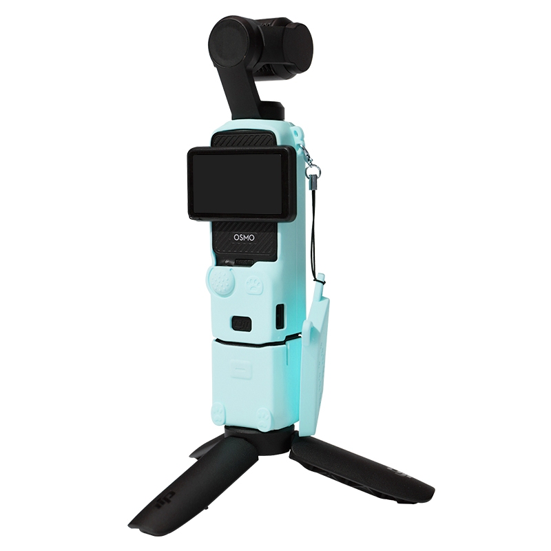 ฝาครอบป้องกันซิลิโคนสําหรับ DJI OSMO Pocket 3 Protector Shell Case สําหรับกล้อง Pocket 3 Action