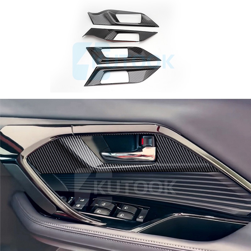 Toyota Yaris cross (2023-ปัจจุบัน) ฝาครอบสวิตช์กระจกพวงมาลัยคาร์บอนไฟเบอร์ ฝาครอบแผงเกียร์ - รูปที่ 4