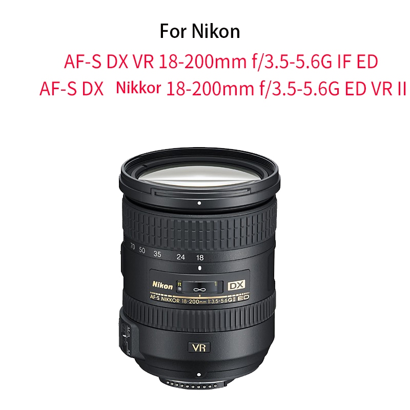 Bizoe HB-35 เลนส์กล้องสําหรับ Nikon 18-200 มม.เลนส์กล้อง D7000/D7100/D7200/D7500/D850/D810/D750/อุปกรณ์เสริม 72 มม.