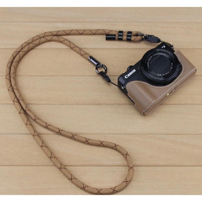 เหมาะสําหรับ Canon G7X2 เคสป้องกัน G7X3 กรณี g7x Mark ii iii กระเป๋ากล้องครึ่งกรณีโดยเฉพาะ