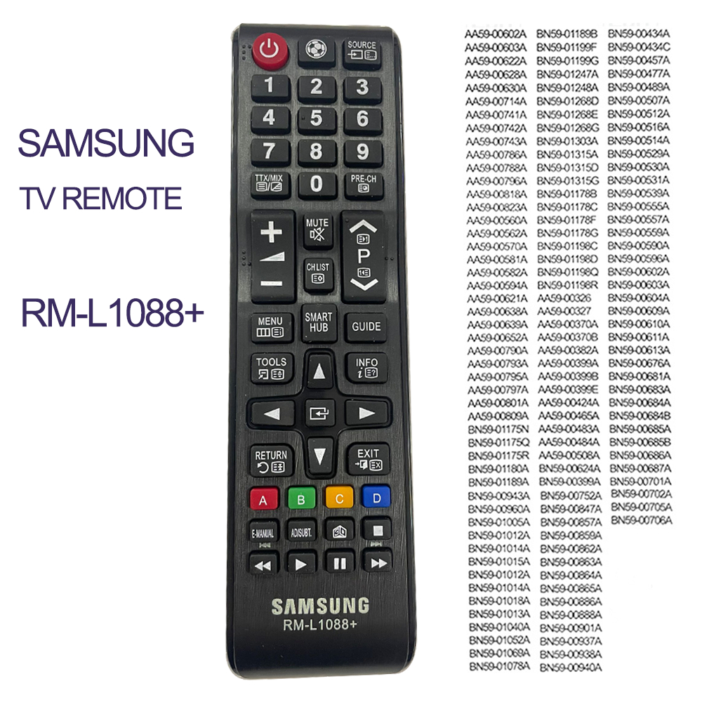 ของแท้ remote รีโมททีวี Samsung LCD TV รีโมท RM-L1088+ AA59-0053 BN59-005489 BN59-0058A/b BN59-001A AA59-0057A AA59-0016 BN59-0018A79A79A59-79A59001019-1002010