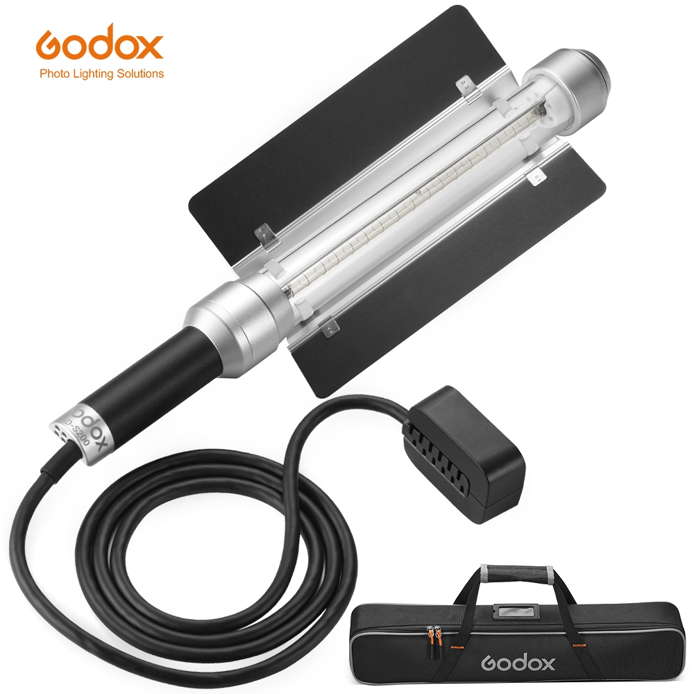 Godox AD-S200 Stick Flash Head 200Ws 5800K + 200K สําหรับ AD200/AD200Pro Speedlite แฟลช 360° กระจายแ