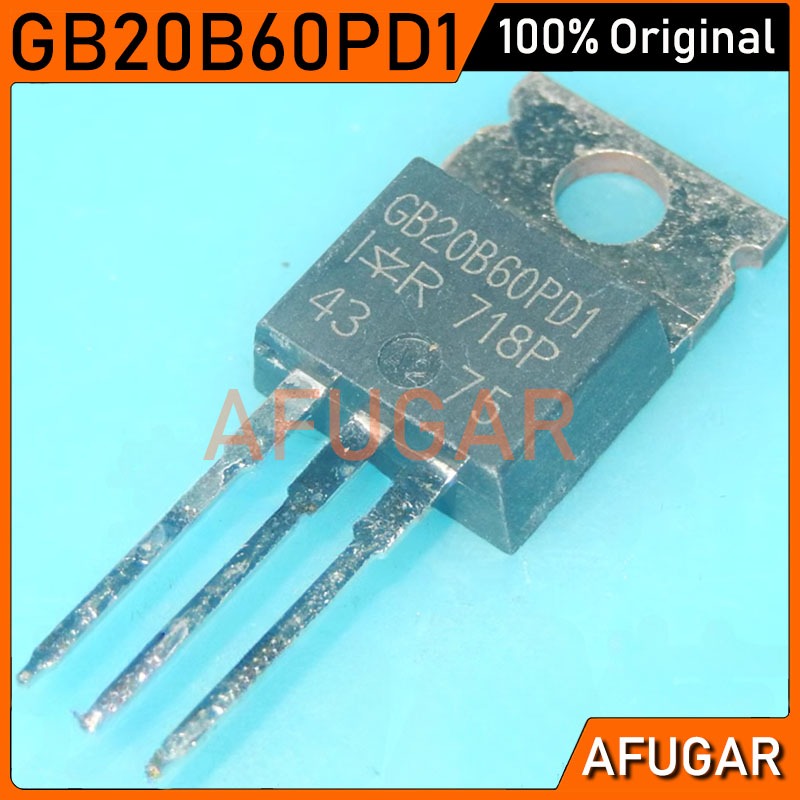 5 ชิ้นเดิม GB20B60PD1 TO-220 IRGB20B60PD1 TO220 IRGB20B60PD1PBF 22A/600V IGBT ทรานซิสเตอร์ใหม่เดิม