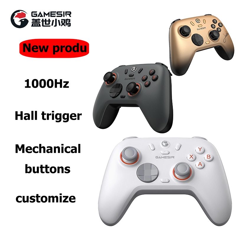Gamesir T4 Nova Lite 2 คอนโทรลเลอร์บลูทูธไร้สายพร้อมเอฟเฟกต์ห้องโถงสําหรับ Nintendo Switch iPhone โท