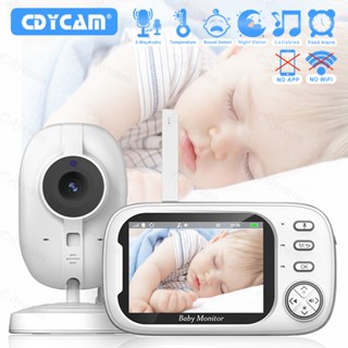 3.5นิ้ววิดีโอไร้สายสีการตรวจสอบเด็กความละเอียดสูงเด็กพี่เลี้…