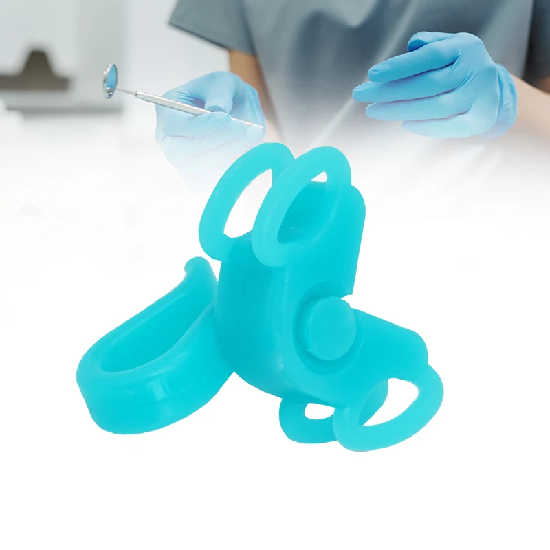 1/3 ชุดทันตกรรมสุขอนามัยช่องปากทันตกรรมกัดบล็อก Silocone Cheek Retractor ปากเปิดวัสดุทันตกรรม