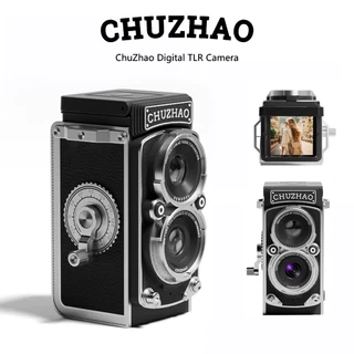 Chuzhao Digital TLR กล้องจําลอง Dual-Reverse Digital Camera Retro ccd High-Definition Student Entry Girl Travel กล้องขนาดเล็กแบบพกพา