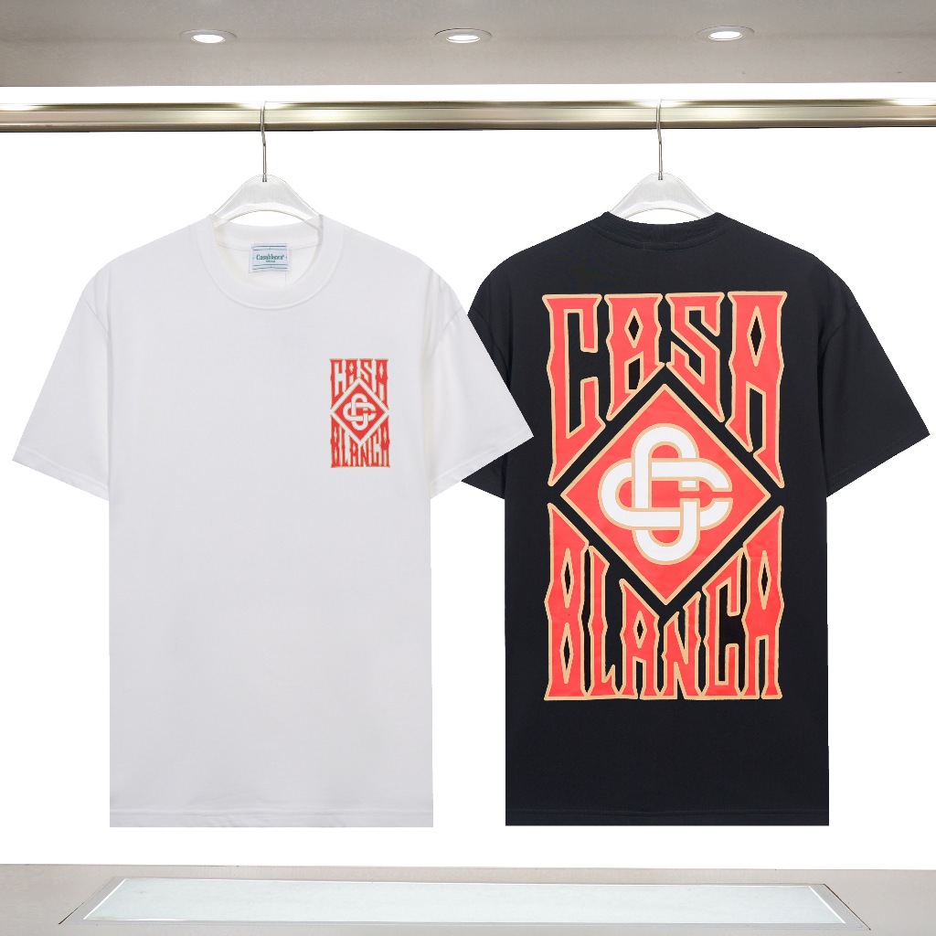 ผู้ชายผู้หญิงตัวอักษรใหม่แขนสั้นเสื้อคุณภาพสูงแฟชั่นคลาสสิก O-คอ T เสื้อ S-2XL H47