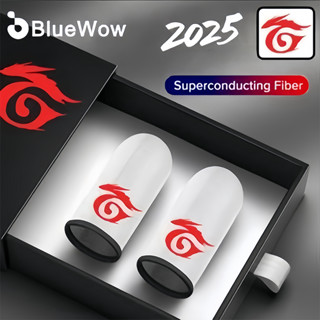 Bluewow 【Free Fire-White】ถุงมือเล่นเกม PUBG COD กันเหงื่อ (2…