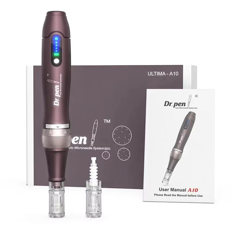 Dr.pen Ultima A10 พร้อมตลับหมึก 2 ชิ้น ไร้สาย Derma ปากกา ดูแลผิว ไมโครเข็ม