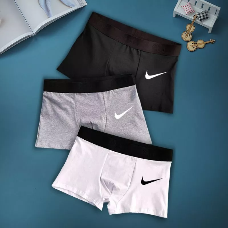 Ready Stockmen กางเกงใน Solid Breathableriefs Comfort Underpants Fiber Boxer